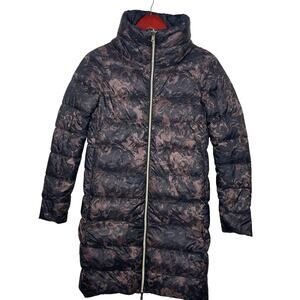 HERNO Black Bronze Reversible ultralight padded coat IT 38 US 2